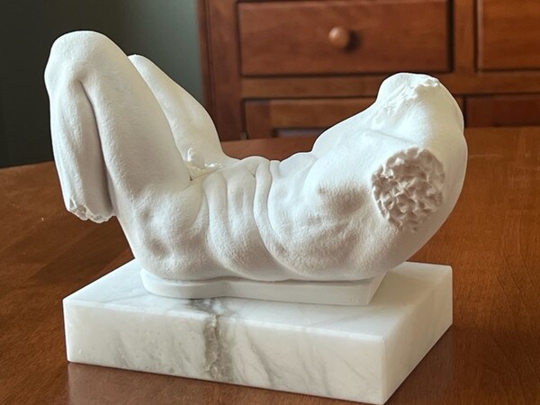 River God Male Torso by Michelangelo Statue Nude Casa Buonarroti marble